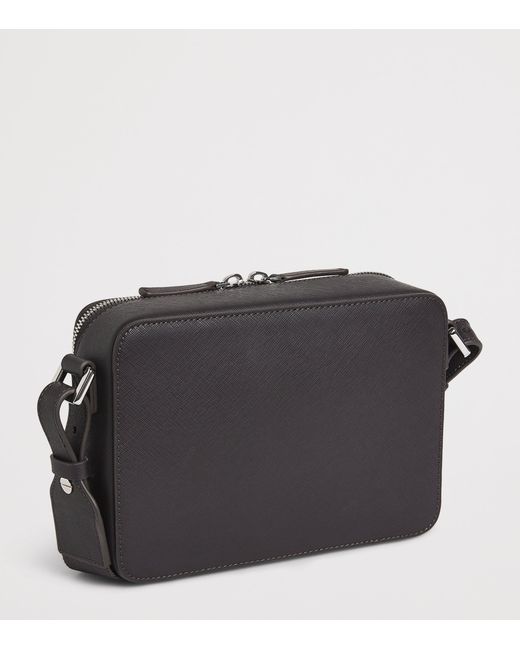 Emporio Armani Black Mini Camera Cross-Body Bag for men