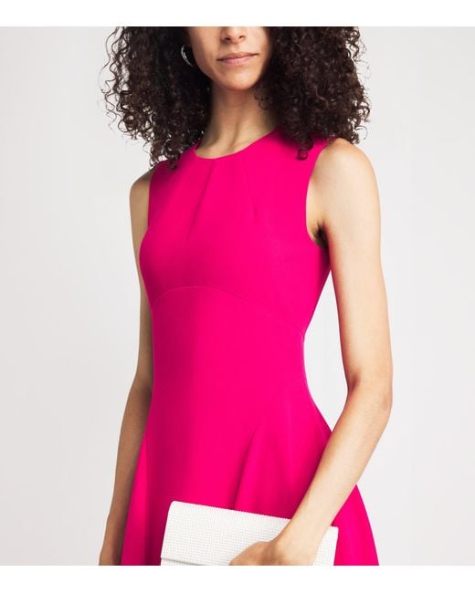Roksanda Pink Darted Kora Midi Dress
