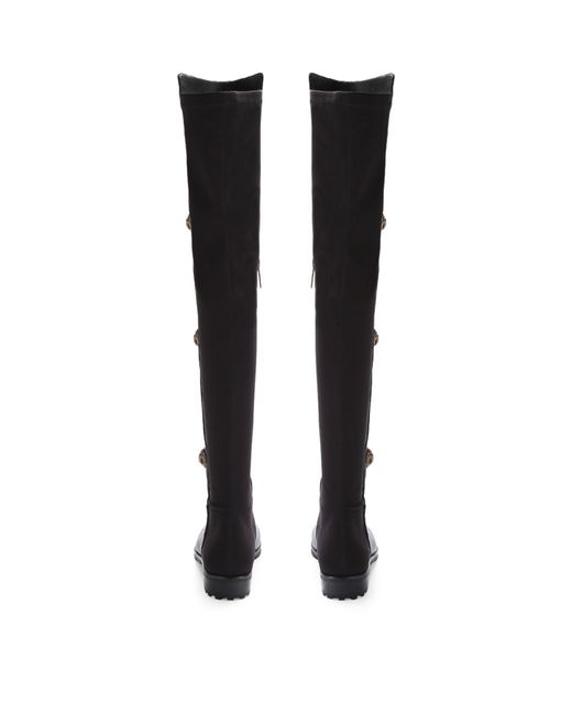 Kurt Geiger Black Leather Shoreditch Over-the-knee Boots