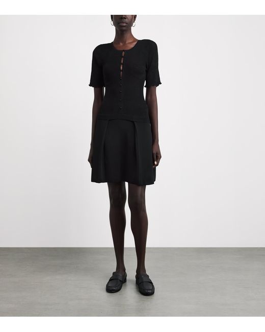 Claudie Pierlot Black Knitted Mini Dress