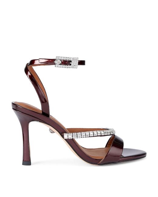 Kurt Geiger Pink Patent Leather Embellished Sandals 95