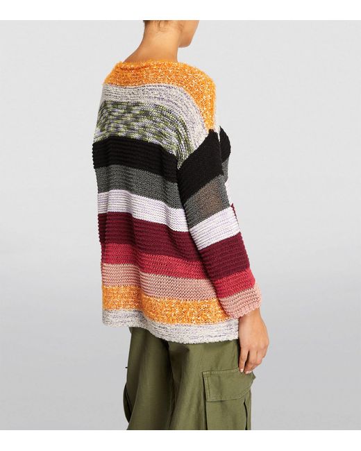 MAX&Co. Multicolor Patchwork Sweater