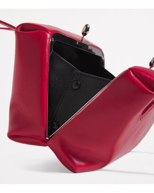 JIL SANDER goji pillow small shoulder bag【大注目商品】★ Jil Sander: Black Goji Pillow Small Bag | SSENSE