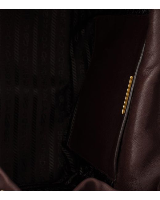 Prada Brown Medium Re-Nylon And Leather Explore Backpack