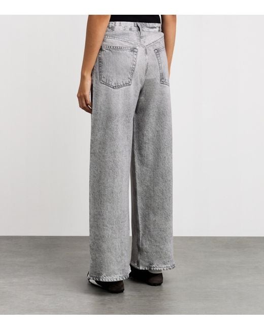 Rag & Bone Gray Miramar Sofie Ankle-Length Trousers