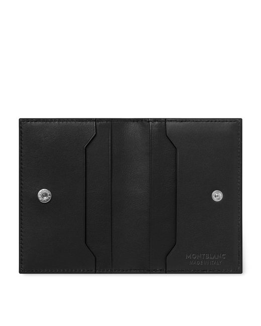 Montblanc Black Leather Meisterstück Selection Soft Card Holder for men