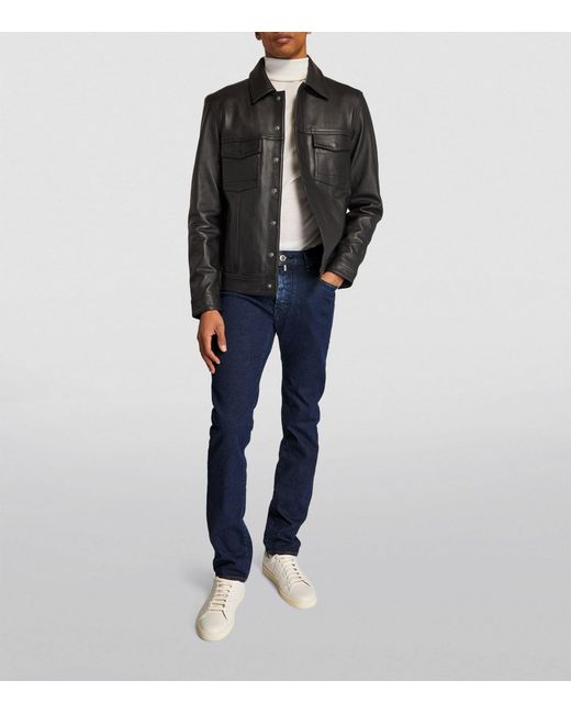 Jacob Cohen Blue Cotton-blend Slim Jeans for men