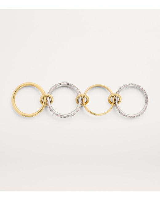 Spinelli Kilcollin Metallic Mixed And Diamond Halley Ring