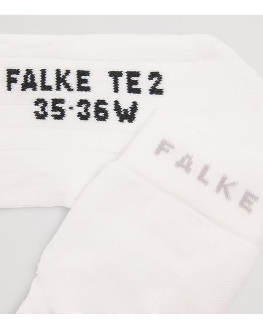 Falke White Te2 Tennis Socks