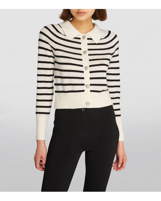 Veronica Beard Black Cashmere Cheshire Cardigan