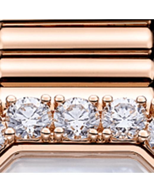Chopard Metallic And Diamond Octagonal L'Heure Du Diamant Watch