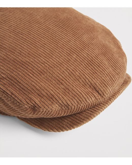 Polo Ralph Lauren Brown Corduroy Flat Cap for men