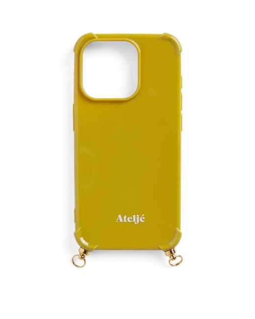 Atelje71 Yellow Recycled Pistachio Iphone 15 Pro Max Case