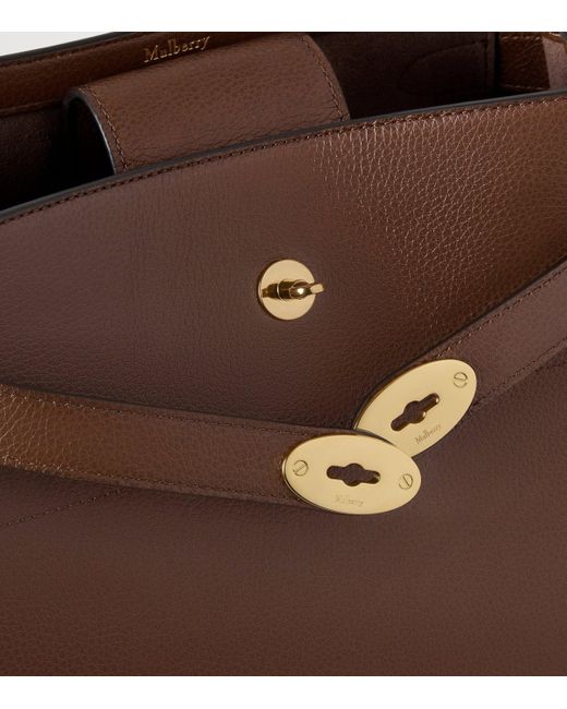 Mulberry Brown Large Leather Islington Bucket Bag