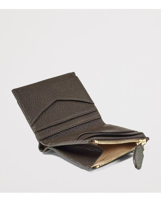 Aspinal Black Leather Card Holder