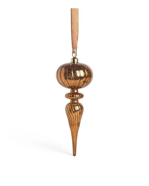 Harrods White Glass Pointed Orb Light