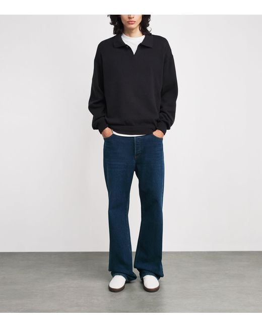 The Row Blue Siouxie Straight Jeans for men