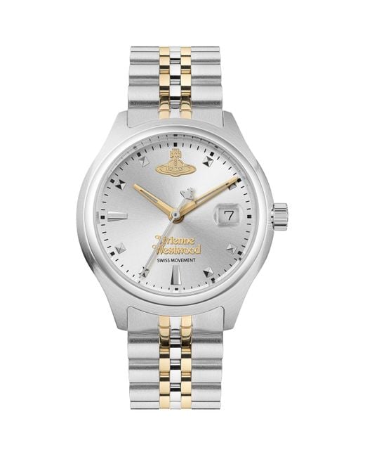 Vivienne Westwood Metallic Stainless Steel Little Camberwell Watch
