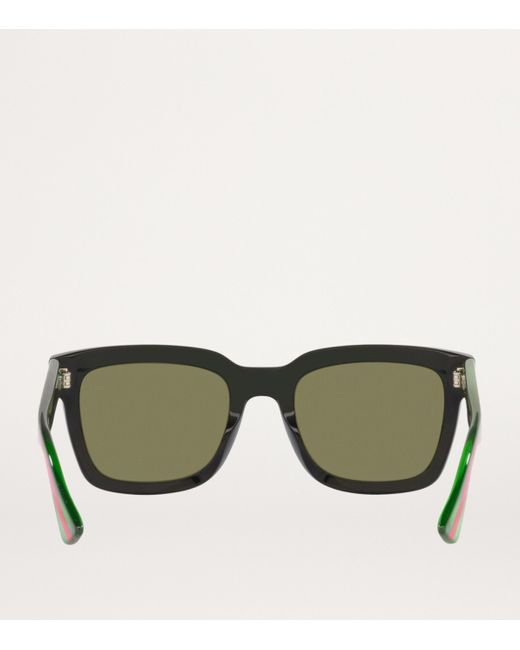 Gucci Green Acetate 0Gc001653 Sunglasses for men