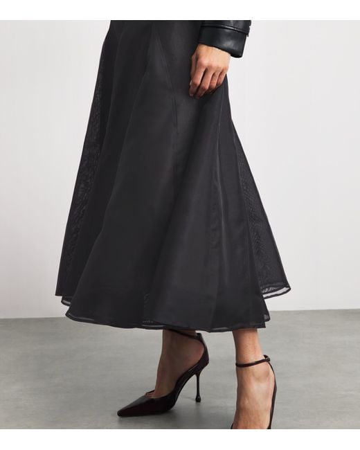 Herskind Black Greta Silk Skirt