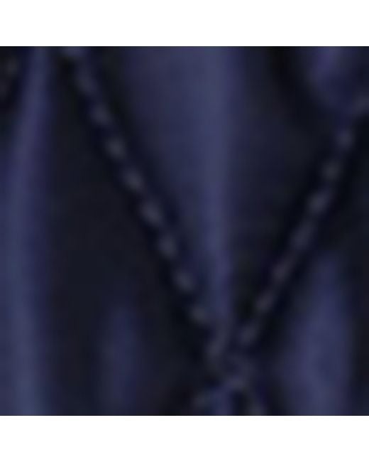 Burberry Blue Quilted Cropped Jacket
