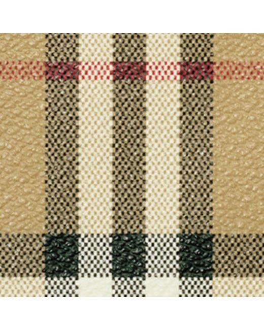 Burberry Natural Check Zip Card Holder