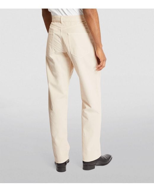 The Row Natural Corduroy Ross Trousers for men