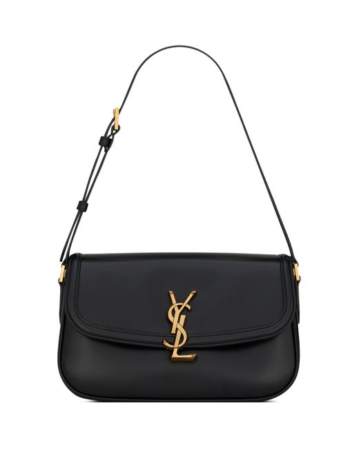 Saint Laurent Black Medium Solferino Shoulder Bag