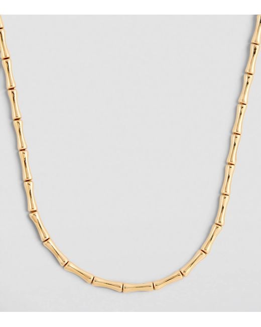 Anita Ko Metallic Bamboo Necklace