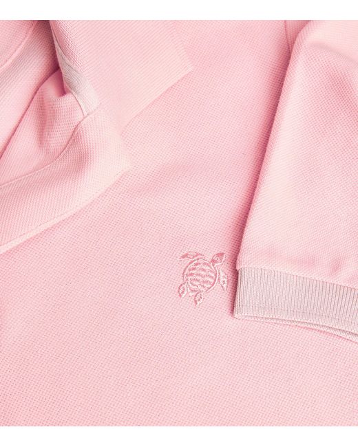 Vilebrequin Pink Cotton Palatin Polo Shirt for men