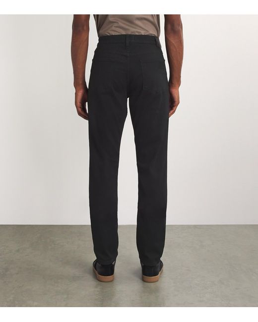 PAIGE Black Federal Slim Jeans for men