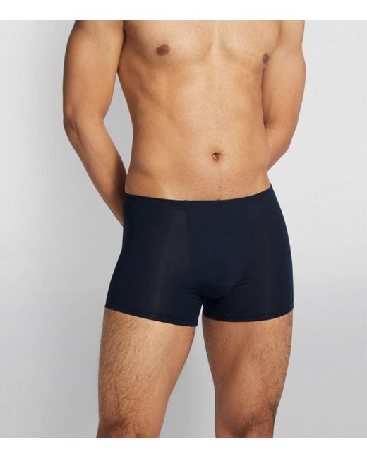 Zimmerli of Switzerland Blue 700 Pureness Boxer Briefs for men