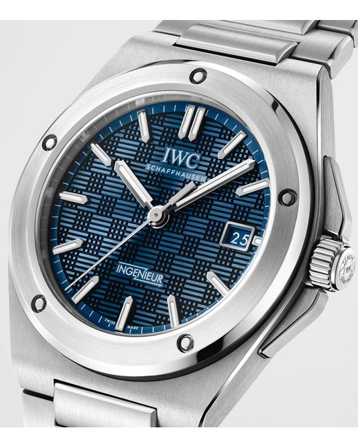 Iwc Metallic Stainless Steel Ingeniuer Automatic Watch for men