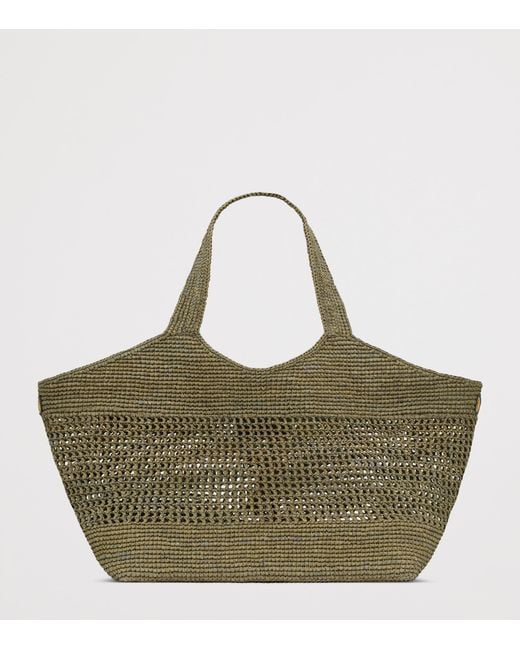 Saint Laurent Green Medium Icare Tote Bag