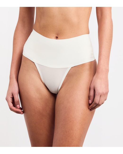 Spanx White Undie-Tectable Thong
