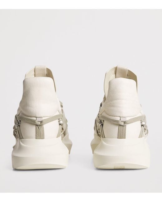 Rick Owens Natural Leather Geth Low-Top Sneakers for men