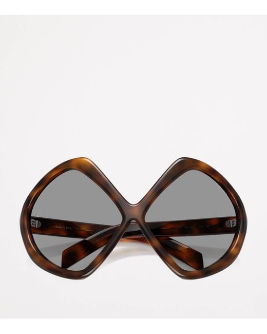 Prada Brown Acetate Pr B21S Sunglasses