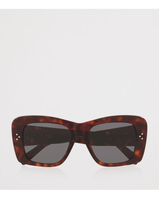 Céline Brown 3 Dots Cl40321I Square Sunglasses