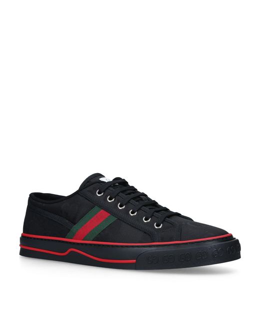 black gucci low tops
