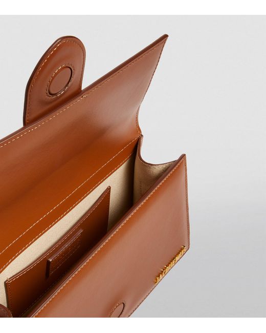 Jacquemus Brown Leather Le Grand Bambino Top-Handle Bag