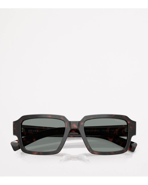 Prada Gray Injected Pr02Zs Sunglasses for men