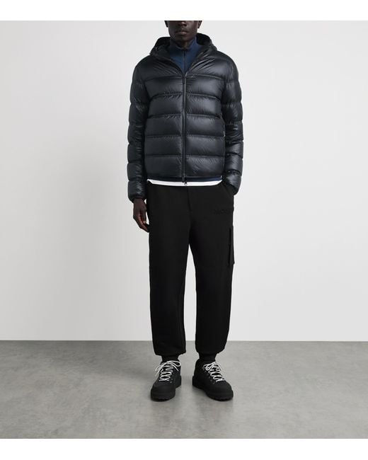 Moncler Black Down Guadiana Puffer Jacket for men