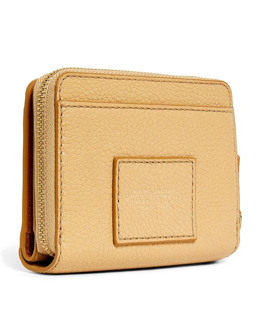 Marc Jacobs Metallic The Leather The Mini Compact Wallet