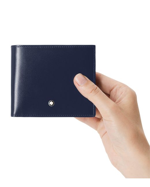 Montblanc Blue Leather Meisterstück Wallet