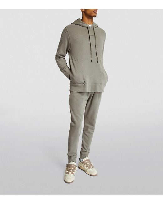 7 For All Mankind Gray Organic Cotton Hoodie for men