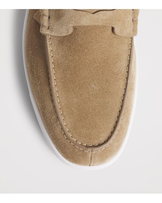 Christian Louboutin Natural The Harold I Suede Loafers for men