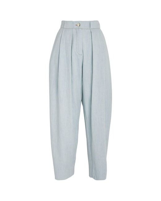 Palmer//Harding Blue Solo Relaxed Trousers