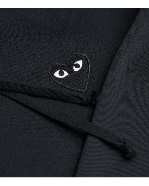 COMME DES GARÇONS PLAY Black Zip-Up Heart Hoodie for men
