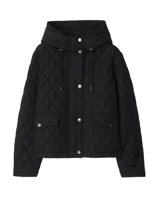 Burberry Black Hooded Field Jacket