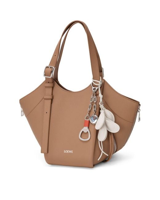 Loewe White Leather Multi-Shell Bag Charm